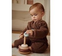 Surpyjama bébé en sherpa cracotte marron 36M(97CM)