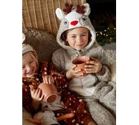Surpyjama Renne enfant effet peluche collection capsule famille mixed beige 2A