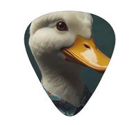 Surreal Duck Lot de 12 médiators avec 3 épaisseurs différentes pour guitare électrique et acoustique