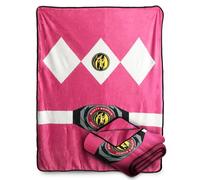 Surreal Entertainment Bazillion Dreams Mighty Morphin Power Rangers Couverture Polaire Douce pour Enfants et Adultes Rose