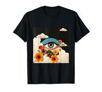 Surreal Eye Floral Nuages Dreamscape Esthétique Design Art T-Shirt