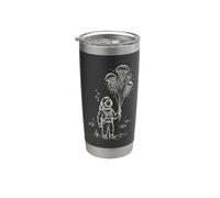 Surreal Ocean Esthétique Deep Sea Diver Gobelet isotherme en acier inoxydable double paroi
