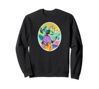 Surreal Portrait Art Collage Botanique Queer Esthétique Sweatshirt