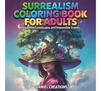Surrealism Coloring Book for Adults: Dreamlike Landscapes and Impossible Scenes