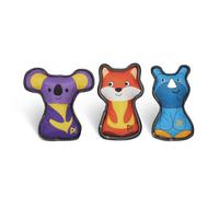 Surrey Feed Lot de 3 jouets couineurs pour chien - Koala/rhinocéros/renard