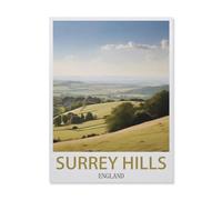 Surrey Hills England - Puzzle classique de 1000 pièces pour adultes, puzzle difficile et difficile pour adultes et adolescents (75 x 50 cm) -FI92