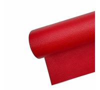 Surriba Reparation PU Cuir, Patch Cuir Auto-adhésif Rénovation, Cuir Adhesif Reparation Canapé Bricolage 60 * 300cm Rouge Brillant