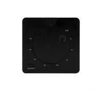 Surround ENRTH1 Contrôleur de température ambiante pour chauffage au sol, thermostat encastré 230 V avec écran LED, plage de 5 à 40 °C, précision ± 0,5 K, IP20, noir