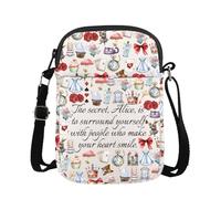 Surround Yourself With People Who Make Your Heart Smile Gift Princess Lover Fairy Tale Sac à bandoulière, The Secret Cb UK, 0