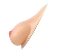 Surrycee Silicone Mammaires Formes Réaliste Affaissement Chute Auto-Adhésif Prothèse Faux Seins Soutien-Gorge Coussinets pour Crossdresser/Mastectomy Patient/Transgenre,Nude,600g/Pair