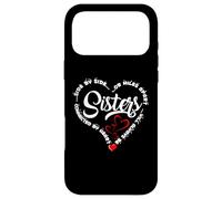 Sœurs côte à côte ou à des kilomètres l'une de l'autre, connectées par cœur Coque pour iPhone 17 Pro Max