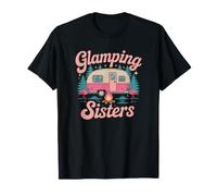 Sœurs Glamping drôles Camping T-Shirt