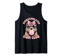 Surstimulé Mom Club Capybara avec nœud et Lunettes de Soleil Débardeur