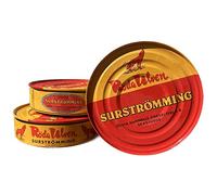 Surströmming HARENG | EXPÉDITION RÉFRIGÉRÉE | Spécialité suédoise | Röda Ulven 300g/400g Boîte (hareng fermenté) | Défi Surströmming | Poisson de Suède