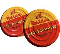 Surströmming HARENG | EXPÉDITION RÉFRIGÉRÉE | Spécialité suédoise | Röda Ulven 300g/400g Boîte (hareng fermenté) | Défi Surströmming | Poisson de Suède