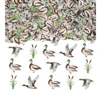 Sursurprise Décorations pour la fête de la chasse au canard, 200pcs Canard colvert Confetti pour la table, Canard colvert Fournitures pour la fête d'anniversaire