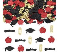 Sursurprise Lot de 200 confettis à paillettes pour table de remise de diplôme 2024 pour enseignant, félicitations, enseignant, classe de 2024
