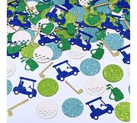 Sursurprise Lot de 200 confettis de golf pour paillettes de table, décorations de premier anniversaire, fournitures de fête de golf pour fête prénatale, retraite
