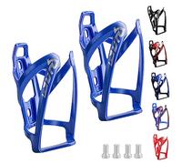 Suruid Porte-Bouteille de vélo, Bouteille d'eau de vélo, Porte-Bouteille d'eau léger et Solide pour Le Cyclisme en Plein air, Porte-Bouteille de vélo pour vélo de Route/Montagne - 2 Pack (Bleu)