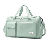 Suruid Sac de Sport pour Femme,Sac de Voyage,Sac de Week-End pour Femme et Homme,Grande capacité,Sac Cabine avec Poche Humide et Compartiment à Chaussures léger et Portable, Fruits Verts