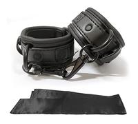 Surus Equipment Menottes réglables en simili cuir, accessoire élégant pour l'intimité et la complicité, doux, durables et sûres
