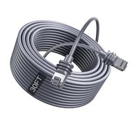 SURVADV Câble Ethernet Starlink Mini, câble Starlink Cat 6 de remplacement, câble réseau pour Starlink Standard Gen 3/Mini, rallonge de câble Starlink étanche pour Starlink V3/V4/Mini (10M/30FT)