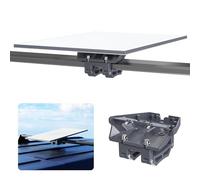SURVADV Support de Toit Starlink Mini, Support de Voiture en Aluminium Starlink Mini, Kit de Montage Antivol Starlink Mini pour Starlink Mini Dishy - pour Camping-Car, Yacht et Installation sur Toit