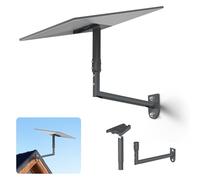 SURVADV Support Mural Starlink Gen 3, Fixation Murale Réglable à 360° pour Antenne Starlink Standard 4 / 4X & Enterprise(V4), Kit de Montage sur Mât en Aluminium Starlinks Gen3 avec Adaptateur de Tube