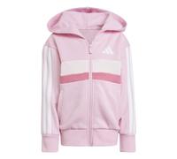 Adidas Seasonal Essentials Tiberio 3 Stripes Fleece Tracksuit Rose 4-5 Years Enfants