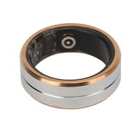 Surveillance de la santé Smart Ring Fitness Tracker pour Hommes Femmes Argent Or, Contrôle de Caméra de Sommeil étanche (Taille 10)