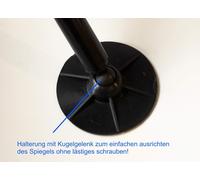 Surveillance Mirror Professional Quality Convex Shape Diameter 30 Cm Mirror Adjustment Without Annoying Screwing