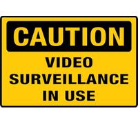 Surveillance vidéo prudente en cours d'utilisation 15,2 x 20,3 cm, design élégant et proéminent, parfait pour les portes d'entrée, les murs, les fenêtres de bureau à domicile