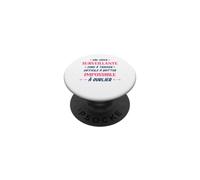 Surveillant Humour Surveillante Femme Super Surveillante PopSockets PopGrip Adhésif