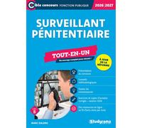 Surveillant pénitentiaire - Tout-en-un (Concours 2026-2027) À jour de la réforme du concours - Marc Dalens - Studyrama Eds - broché - Scolaire / Universitaire