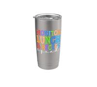 Surveillez l'équipe de déjeuner et de récréation dans des couleurs amusantes Gobelet isotherme en acier inoxydable double paroi
