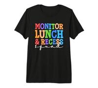Surveillez l'équipe de déjeuner et de récréation dans des Couleurs Amusantes T-Shirt Haut de Gamme