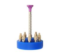 Surveillez Vos Mains, Installez l'Outil, Outil d'adaptation à 10 Tailles Professionnelle Portable à 10 Tailles pour Le Horloger (Blue)
