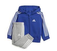 Survêtement à capuche full zip bébé adidas Essentials Three Stripes Fleece Bleu 9/12 mois Unisex