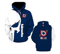 Survêtement À Capuche pour Homme Veste De Sport B.i.m.o.t.a Imprimé 3D Sweat-Shirt Manteau Printemps Automne Vêtements D'extérieur-D||s