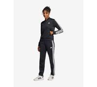 Survêtement adidas Essentials 3-Stripes noir blanc femme - XS