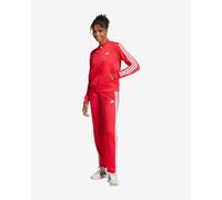 adidas Damen ESSENTIALS 3-STRIPES TRACKSUIT, pure ruby/white, M