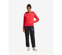 Survêtement adidas Essentials Linear rouge noir femme - L