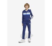 Survêtement adidas Seasonal Essentials Tiberio French Terry 3 bleu marine blanc junior - 164