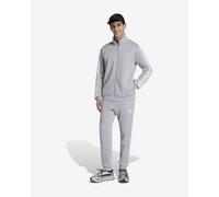 Survêtement adidas Sportswear Basic 3-Stripes Tricot gris - M