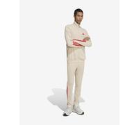 Survêtement adidas Stadium 3 bandes beige rouge - S