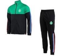 Survêtement - AS SAINT ETIENNE - Enfant Garçon - Noir - Manches Longues - Football 14 ans