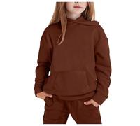 Survêtement athlétique 2 pièces pour Filles et garçons avec Sweat à Capuche et Pantalon de Jogging