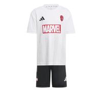 Adidas Marvel Spider-man Tee Set Blanc 12-24 Months Enfants