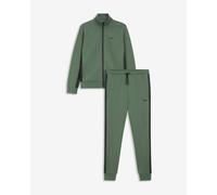 BOSS Ensemble de survêtement Regular en coton stretch avec finitions à rayures - Style Tracksuit Set, 50543886 Vert XXL