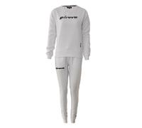 Survêtement col rond à paillettes femme Givova 104 - white/black - M M